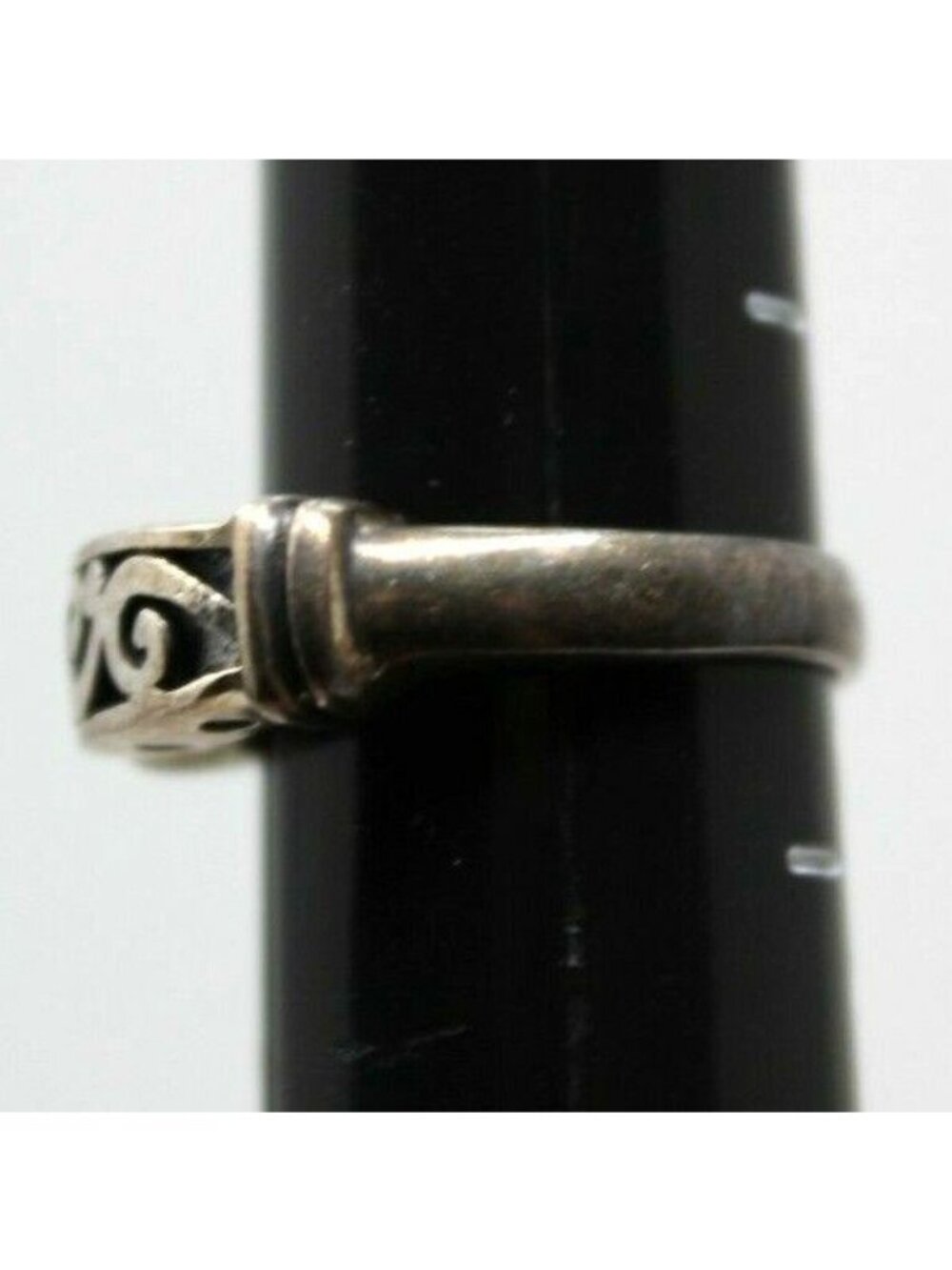 Vintage Sterling Silver Filigree Swirl Band Ring Size 5.5 3.6g Vintage   #RB7 - Picture 3 of 8